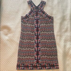 BCBG MAXAZRIA Multicolor Patterned Women's Dress